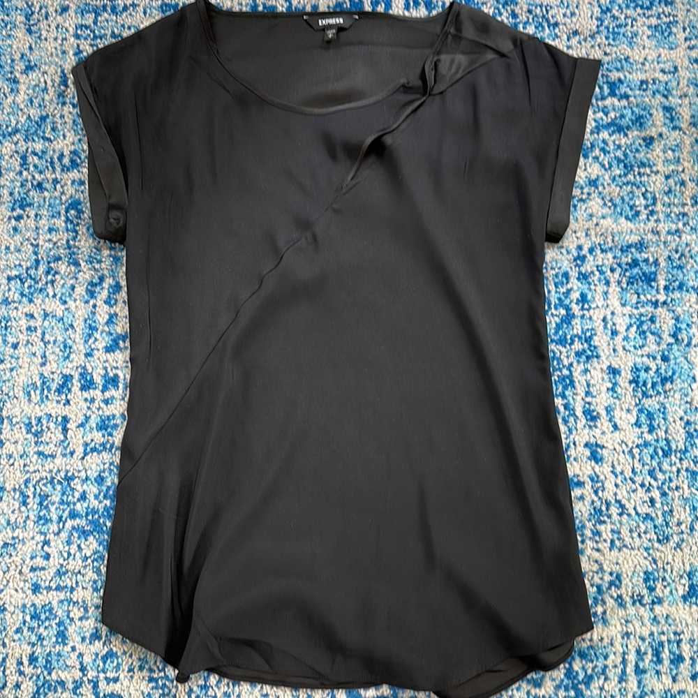 Gramercy blouse with cut out detail
